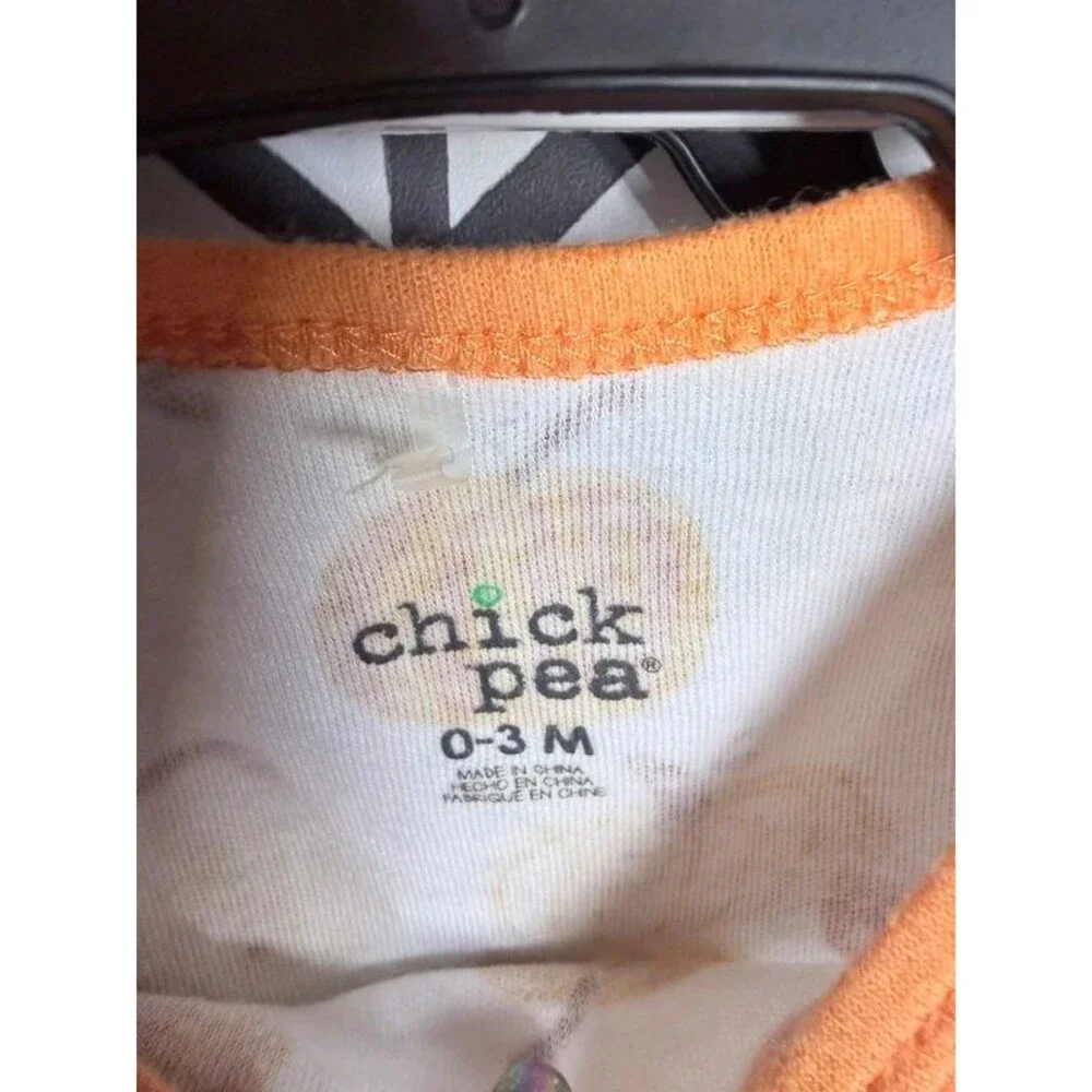 Chick Pea Blue Orange Pumpkin 3Pc Baby Boy Bundle 0-3M 7127